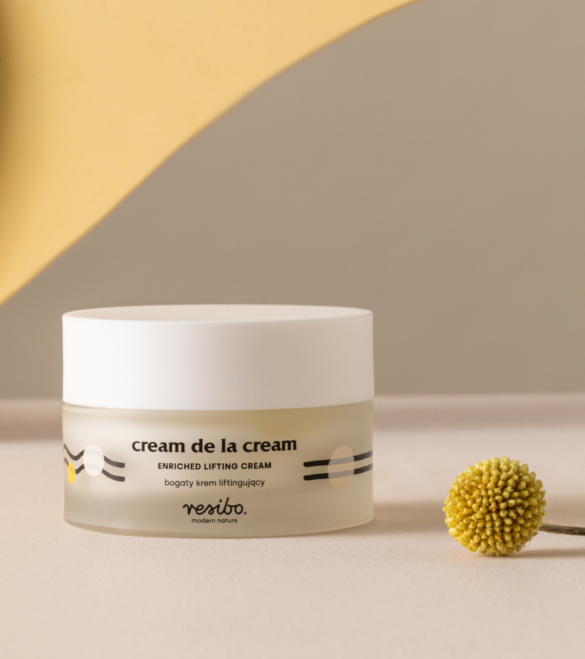 Cream de la Cream: naturalny krem liftingujący do twarzy - Resibo