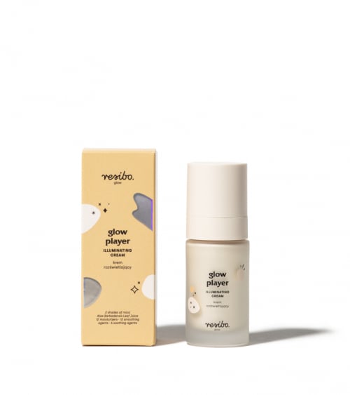 Glow Player wielofunkcyjny krem rozświetlający  - Resibo