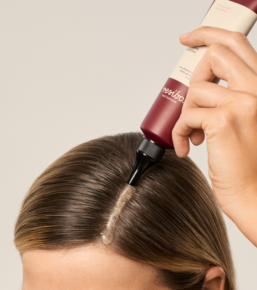 Stymulujący peeling do skóry głowy - dla czystej i nawilżonej skóry - Resibo