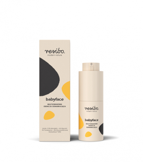 Babyface - multikwasowa esencja odnawiająca do twarzy 30 ml - Resibo