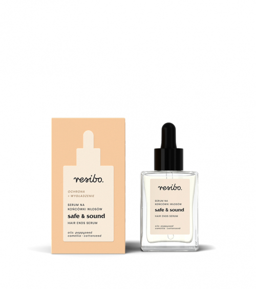 Naturalne serum wygładzające i zabezpieczające końcówki włosów