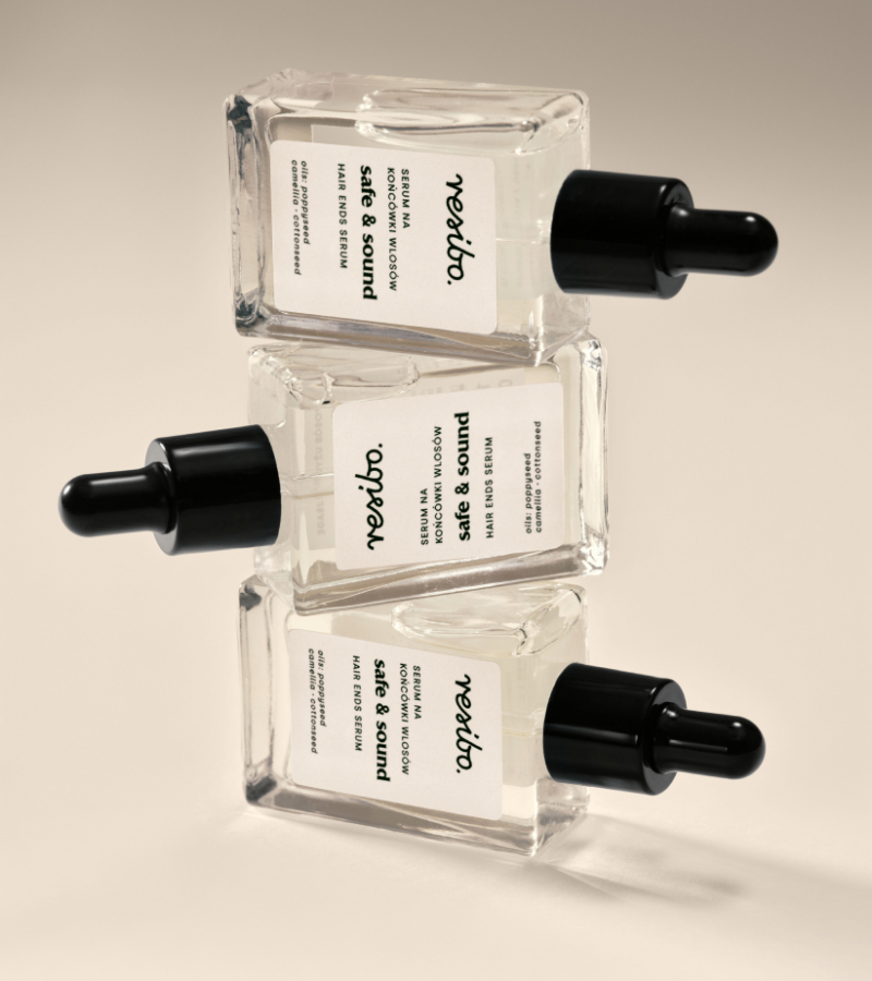 Naturalne serum wygładzające i zabezpieczające końcówki włosów