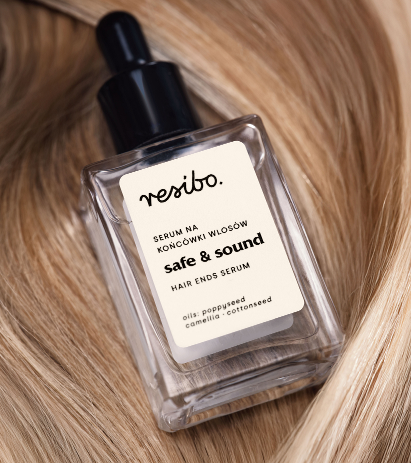 Naturalne serum wygładzające i zabezpieczające końcówki włosów