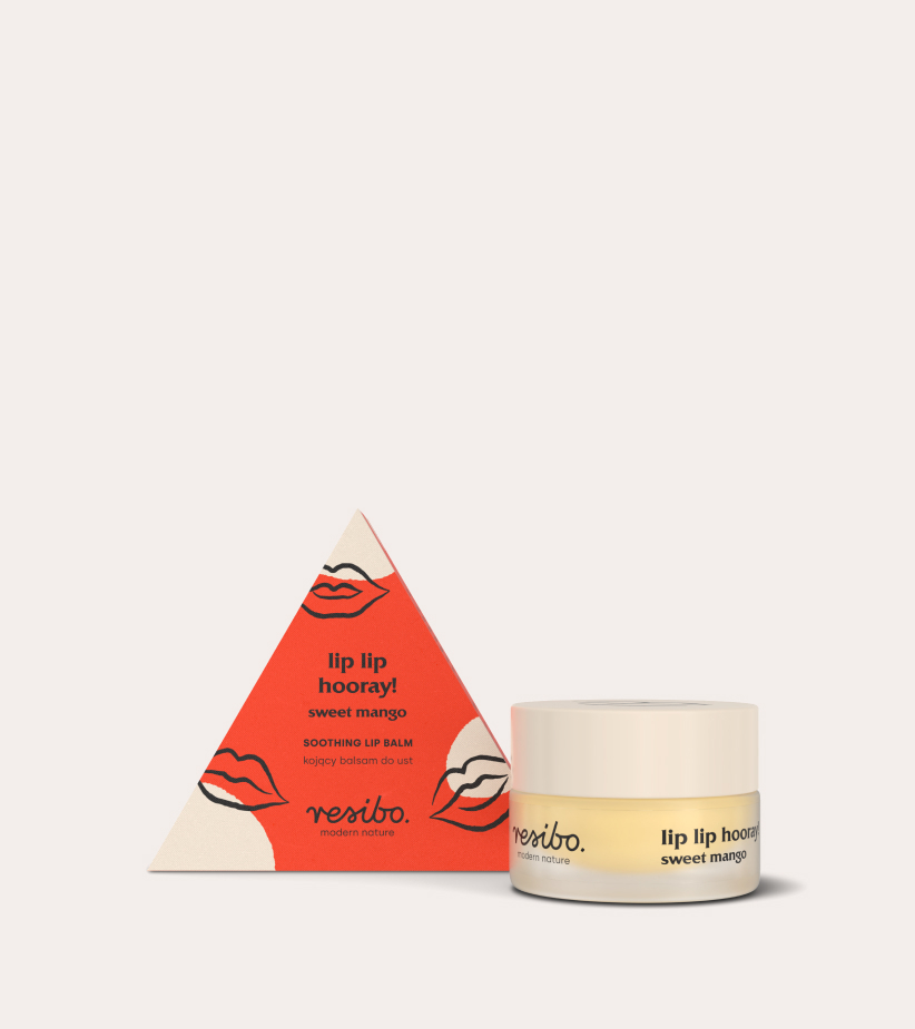 Kojący balsam do ust Lip Lip Hooray! - naturalna ochrona - Resibo