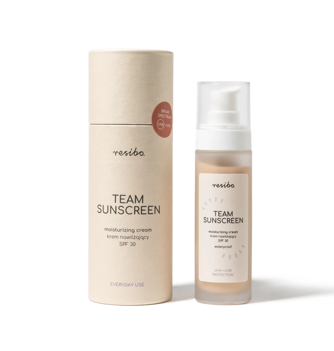 Team Sunscreen krem nawilżający SPF 30